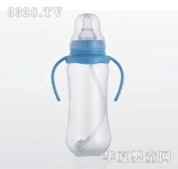 bozoko拉贝奇240mlPP标口葫芦奶瓶+握把+自动吸管