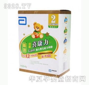 雅布力雅培金装幼儿喜康力智护幼儿配方奶粉2段400g