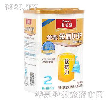 多美滋金装金盾贝护延续较大婴儿配方奶粉2段