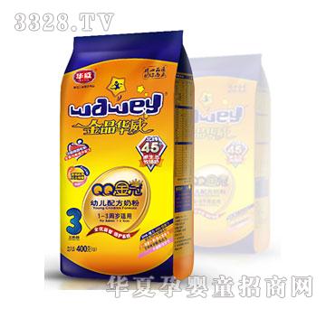 金品华威金冠幼儿配方奶粉3段400g（袋装）