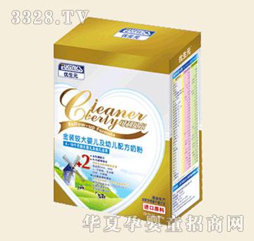 优生元可利贝尔金装较大婴儿及幼儿奶粉盒