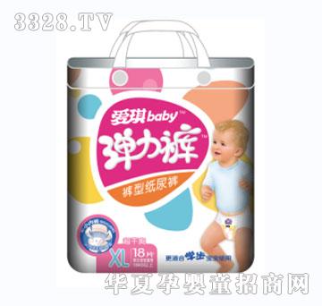 爱琪baby弹力裤超干爽XL18片装