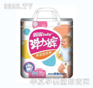 爱琪baby弹力裤超干爽M18片装