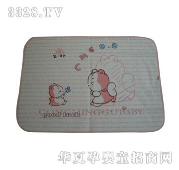 聪明谷粉色婴儿隔尿床垫