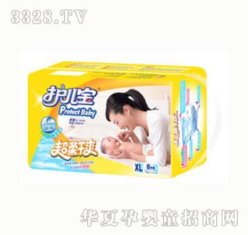 护儿宝茶香超柔干爽纸尿裤XL8