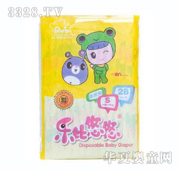 乐比悠悠锁水透气婴幼儿纸尿裤S28片