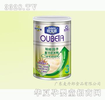 麦丹郎328g欧贝雅三段双歧因子配方奶米粉