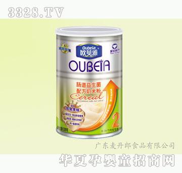 麦丹郎328g欧贝雅二段肠道益生菌配方奶米粉