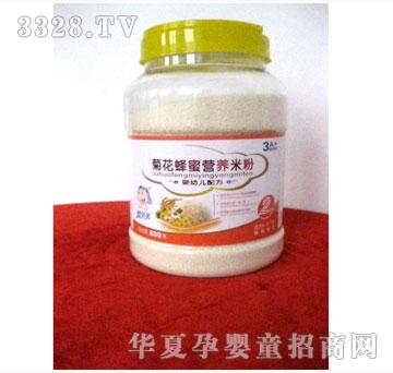 鑫旺保健菊花蜂蜜营养米粉（桶装）800g