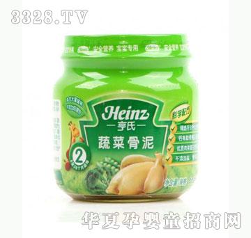 雅布力亨氏肉泥宝宝高钙蔬菜骨泥