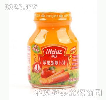 雅布力亨氏成品胡萝卜苹果汁