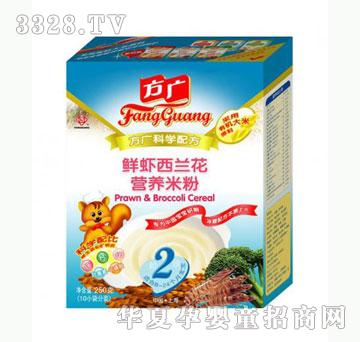 雅布力方广鲜虾西兰花营养米粉