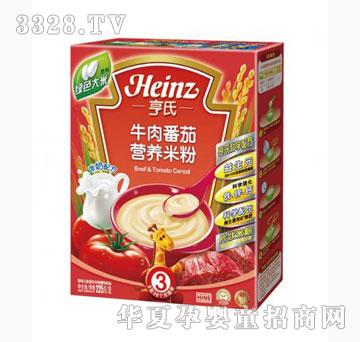 雅布力亨氏牛肉番茄宝宝营养米粉