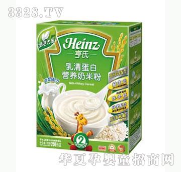 雅布力亨氏乳清蛋白营养奶米粉二阶段