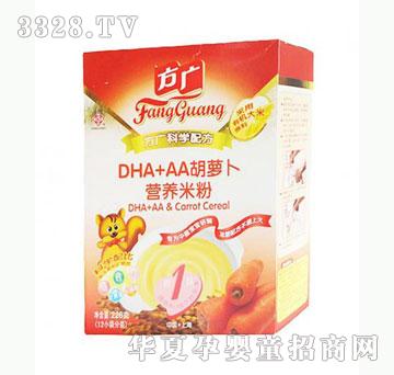 雅布力DHA+AA胡萝卜营养米粉228克