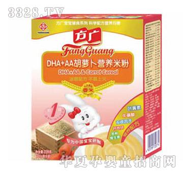 方广DHA胡萝卜营养米粉盒装
