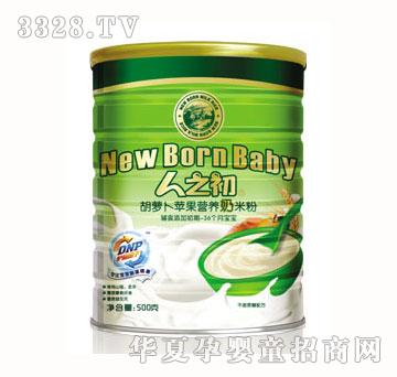 人之初胡萝卜苹果奶米粉听装