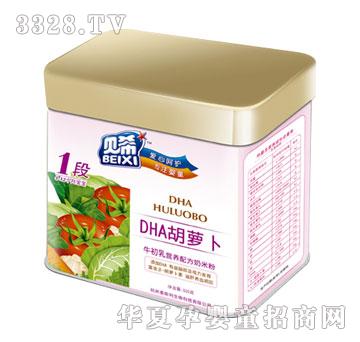 贝希桶装DHA胡萝卜营养配方米粉