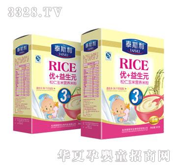 泰斯利优+益生元松仁玉米营养米粉