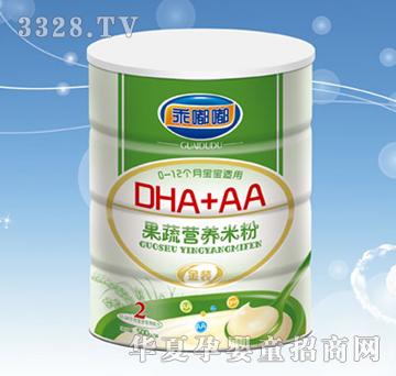 乖嘟嘟DHA+AA果蔬营养米粉