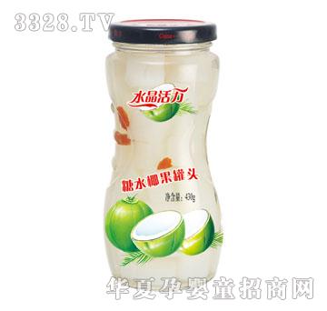 水晶活力430g糖水椰果罐头