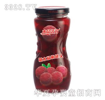 水晶活力430g糖水杨梅罐头