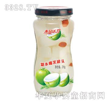 水晶活力235g糖水椰果罐头
