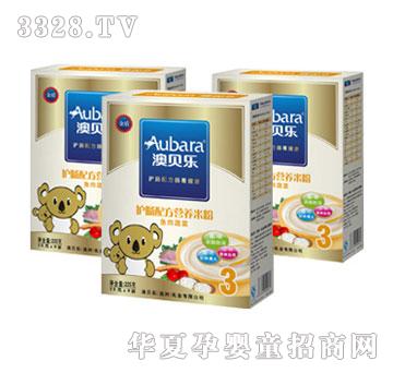 澳贝乐护肠配方营养米粉鱼肉蔬菜3段