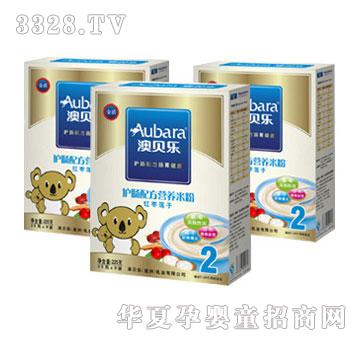 澳贝乐护肠配方营养米粉红枣莲子2段