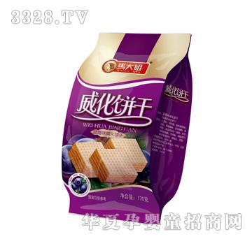 马大姐蓝莓味威化饼干170g