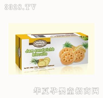 嘉士利凤梨味果酱夹心饼