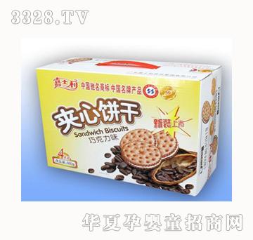 嘉士利680g巧克力味夹心饼