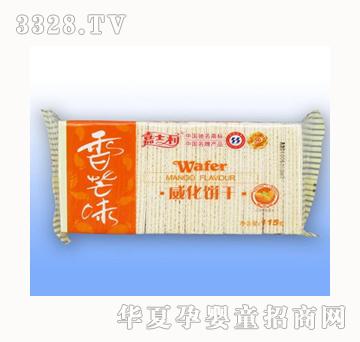 嘉士利115g香芒味威化饼