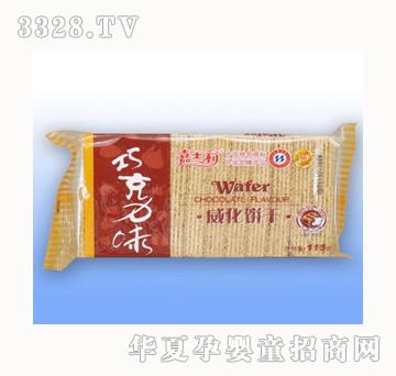 嘉士利115g巧克力味威化饼