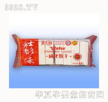 嘉士利93g士多啤利味威化饼
