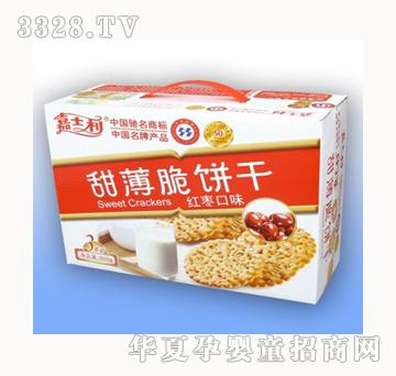 嘉士利800g红枣味甜薄脆饼