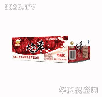 达利园大红枣牛奶箱