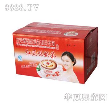 西安香飘飘奶茶红豆味箱