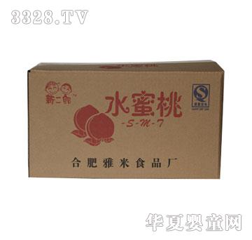 新二郎60支箱装仿瓶装塑袋果味饮料（水蜜桃味）