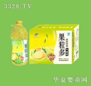 吉派2.58Lx6瓶柚粒混合果汁饮料