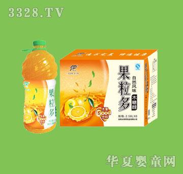 吉派2.58Lx6瓶橙粒混合果汁饮料