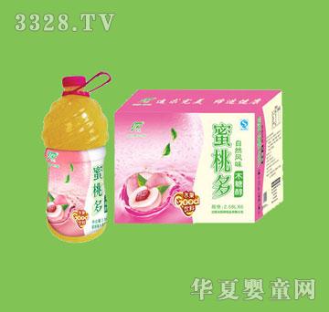 吉派2.58Lx6瓶蜜桃果汁饮料