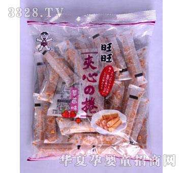 小熊布丁台湾旺旺夹心酥捲（草莓味）