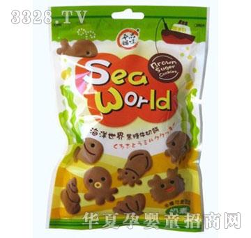 小熊布丁海洋世界黑糖牛奶饼