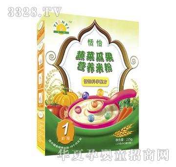 恬怡蔬菜瓜果营养米粉1段