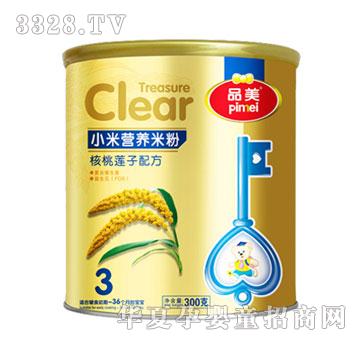 品美小米系列核桃莲子配方米粉3段