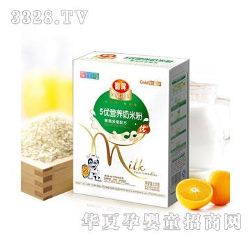 铭晖5优果蔬多维奶米粉盒装