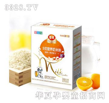 铭晖5优胡萝卜蔬菜奶米粉盒装