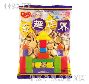 婴儿乐100g奇趣世界几何饼干（3-12周岁）