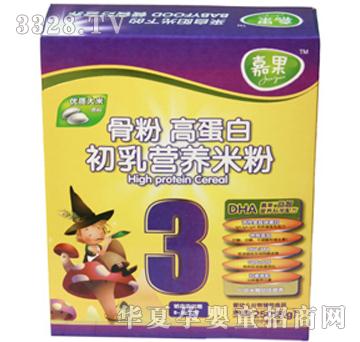 嘉果骨粉高蛋白初乳营养米粉
